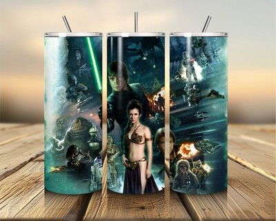 Star Wars Becher Thermo Edelstahl Tasse Becher Strohhalm Deckel