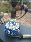 Vnt Turkish Hookah Kutahya Citi Hand Made Ceramic Iznik Style Blue Floral. — photo 4