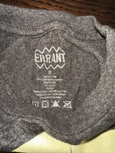 Boys Errant T-shirt Glow In The Dark Long Sleeve Size Small Happy Camper - Picture 5 of 5