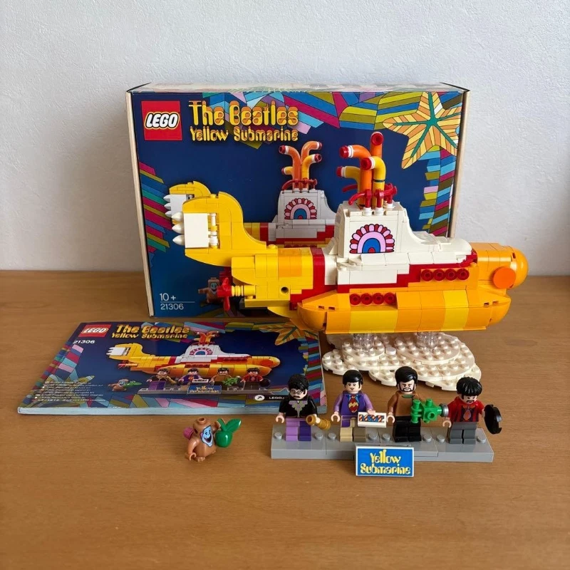 LEGO Ideas The Beatles Yellow Submarine 21306 Limited Edition Movie Japan Used - Image 4 of 4