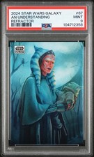 2024 TOPPS CHROME STAR WARS GALAXY REFRACTOR #67 AN UNDERSTANDING PSA 9