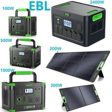 Solar Generator 300 2400W Portable Power Station,Solar Panel Kit,for choice