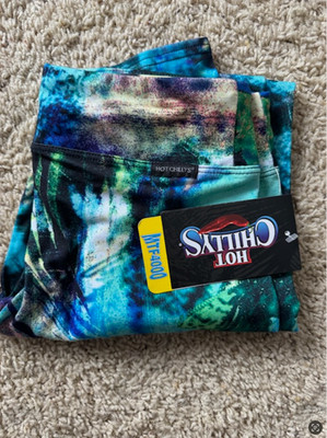 Hot Chillys Print Base Layer Pants / Leggings, X-Small, New with Tags