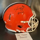 Joe Thomas Cleveland Browns Autographed Authentic Football Helmet JSA