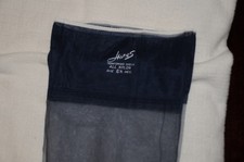 Vintage Hanes Nylon Stockings Size 9 1/2, 3 Pair, Navy