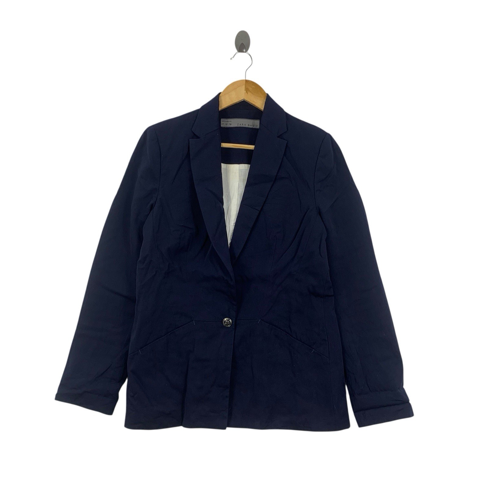 ZARA BASIC COLLECTION 1 Button Blazer Coat Suit F… - image 3