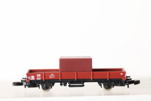 Märklin mini-club Z Niederbordwagen Klms DB 343 0 001-2  mit Ladung (360192) | Condition: Gebraucht