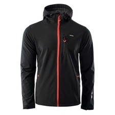 Elbrus Mens Iver Soft Shell JacketM Black/Spicy Orange/Asphalt IG1923