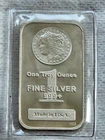 1 Oz Silver Bar "HM" .999 Fine Silver
