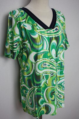 Damen Shirt Oberteil Paisley modern Viskose RÖSSLER SELECTION Gr.44