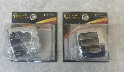 (Lot/2) Grand General 67791 Chrome Plastic Dash A/C Passenger Side Demist Vent 