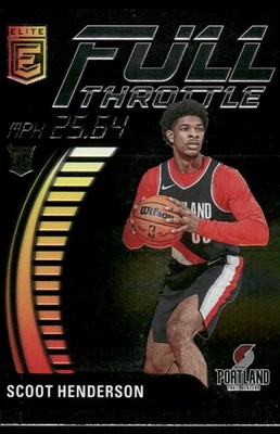 2023-24 Donruss Elite #2 Scoot Henderson Full Throttle