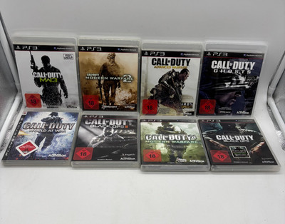 Sony PS3 Playstation 3 Call of Duty - 8 Spiele Paket -Klassiker - Bundle in OVP