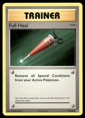 Full Heal 78/108 Uncommon Evolutions Pokemon Lightly Played
