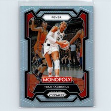 2024 Panini WNBA Monopoly Prizm Temi Fagbenle #26 Silver Prizm Indiana Fever