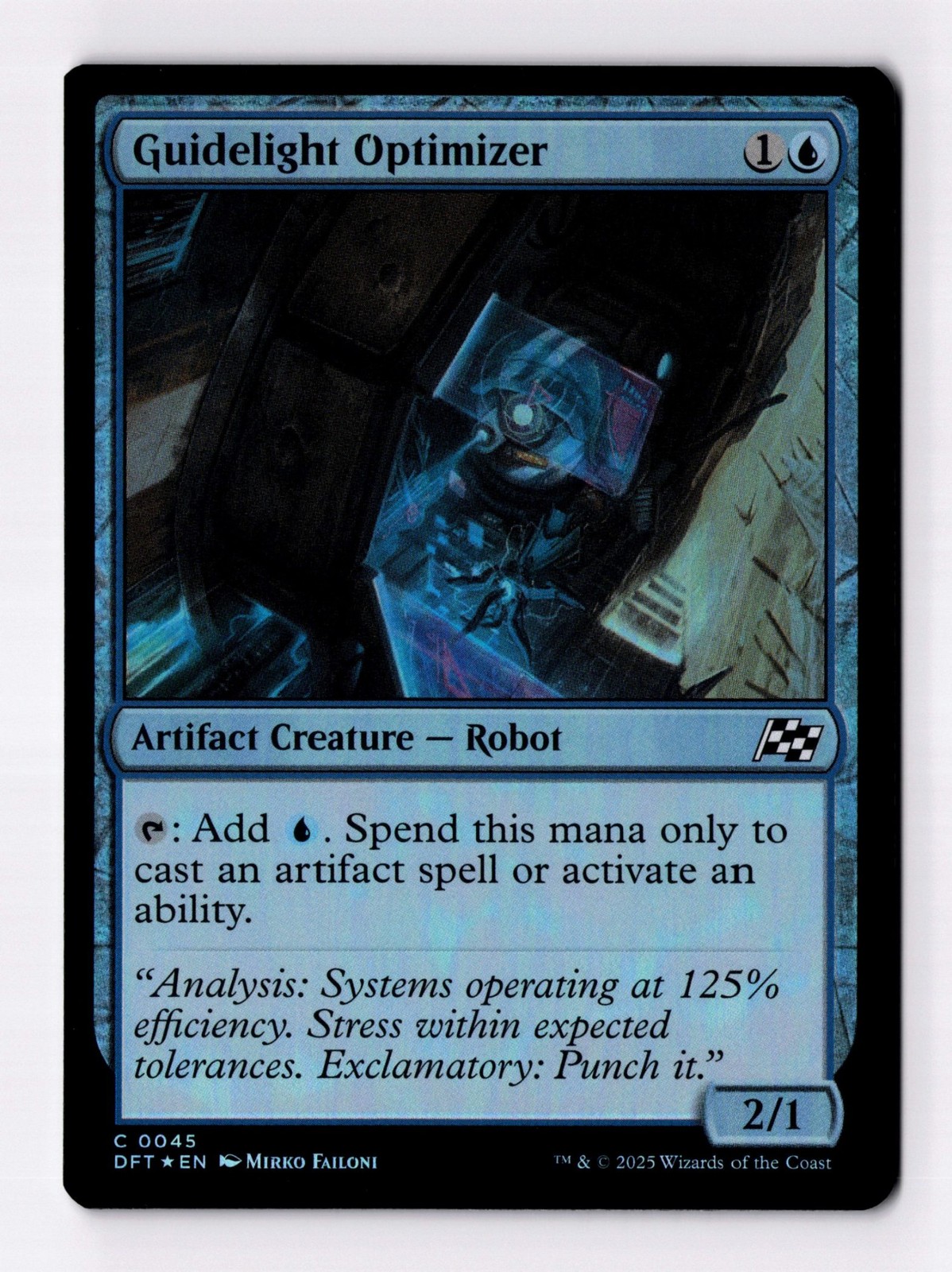 Guidelight Optimizer [DFT - 45] - NM [Foil] MTG