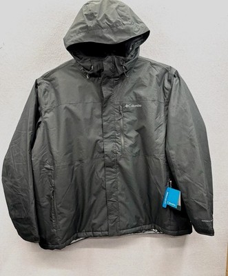 Columbia Jacket Men 3X Tall Tipton Peak III Insulated Omni-Tech Black Reflective