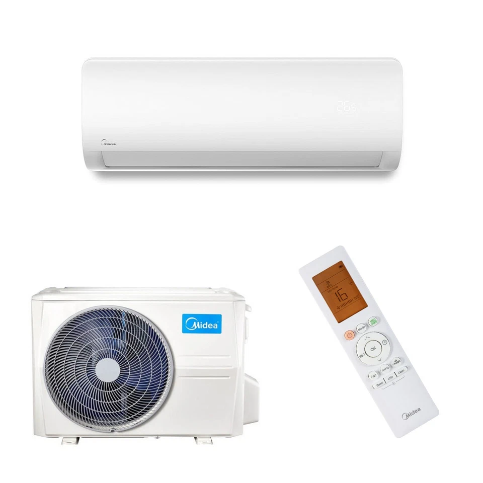 Midea Klimaanlage Klimagerät Xtreme Save Blue Wandgerät Set 3,5 kW R290 A+++/A++