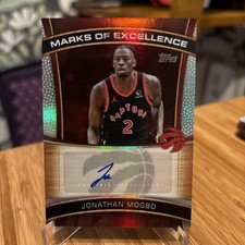 2025 Topps Basketball Marks Of Excellence Jonathan Mogbo Rainbow