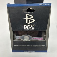 Power Balance Performance Technology Clear Hologram Wristband XS 16cm New