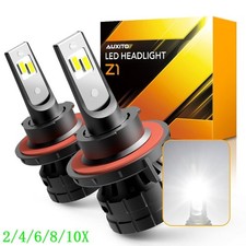 AUXITO Z1 H13 9008 LED Headlight High Low Beam Bulbs Ultra White 60W Canbus 2/4X