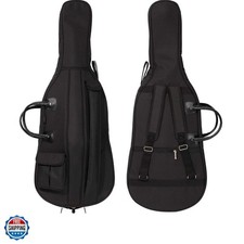 CB-5001 Cello Soft Case Travel Gig Bag 4/4 Full Size With Multiple Pockets an...