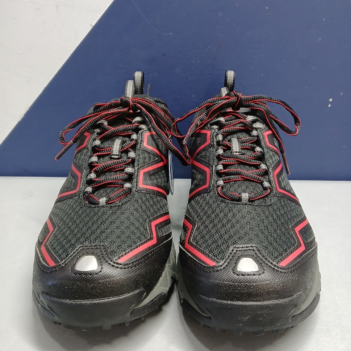 Columbia Vigorous Omni-tech Trail Hiking Shoes Mens US 9 Black Red