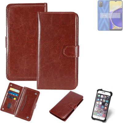 Handy Hülle für HTC Wildfire E2 Play Flip Case Schutzhülle Klapp Tasche Book 