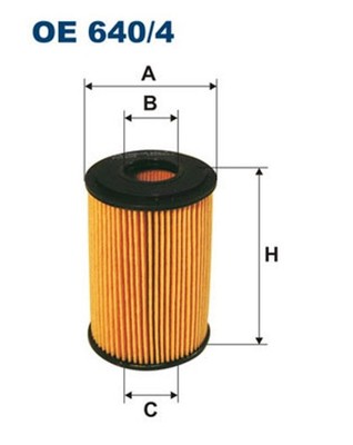 FILTRON Ölfilter OE 640/4 Filtereinsatz für VANEO KLASSE MERCEDES W168 414 700