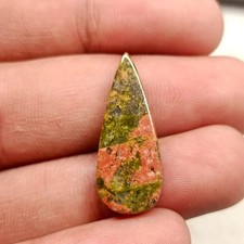100% Natural Unakite Jasper Cabochon Pear Shape Loose gemstone For Jewelry