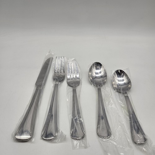 Reed & Barton PIAZZA NAVONNA II Stainless Flatware Lot Of 5 Spoons Forks Knife - Picture 10 of 10