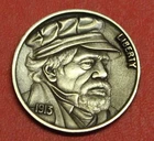HOBO Buffalo Nickel Railroad Engineer Real US Nickel
