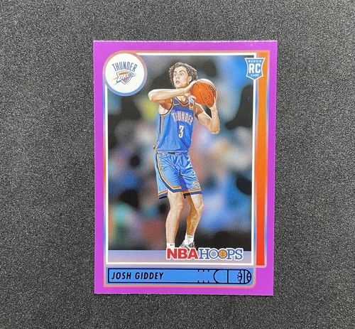 Josh Giddey 2021-22 NBA Hoops Purple RC SP #202 THUNDER