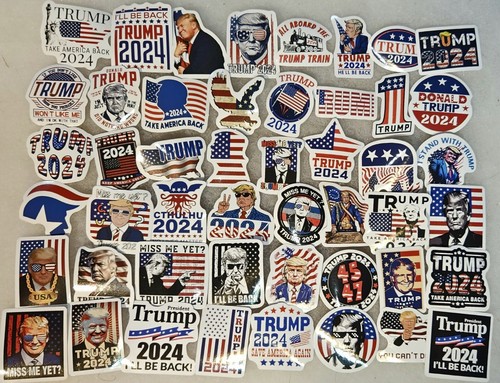 Pegatinas Trump 10 Pegatinas Mini Pro Trump Rojas, 3 Pulgadas - Foto 6