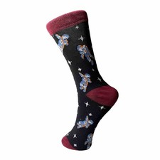 Novelty Socks Astronaut Size US 7  - 12  