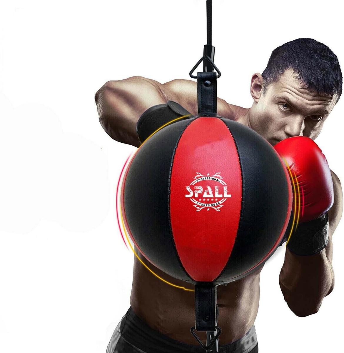 Speedball Boxing Floor To Ceiling Punch Ball Training Double End Speed Bag