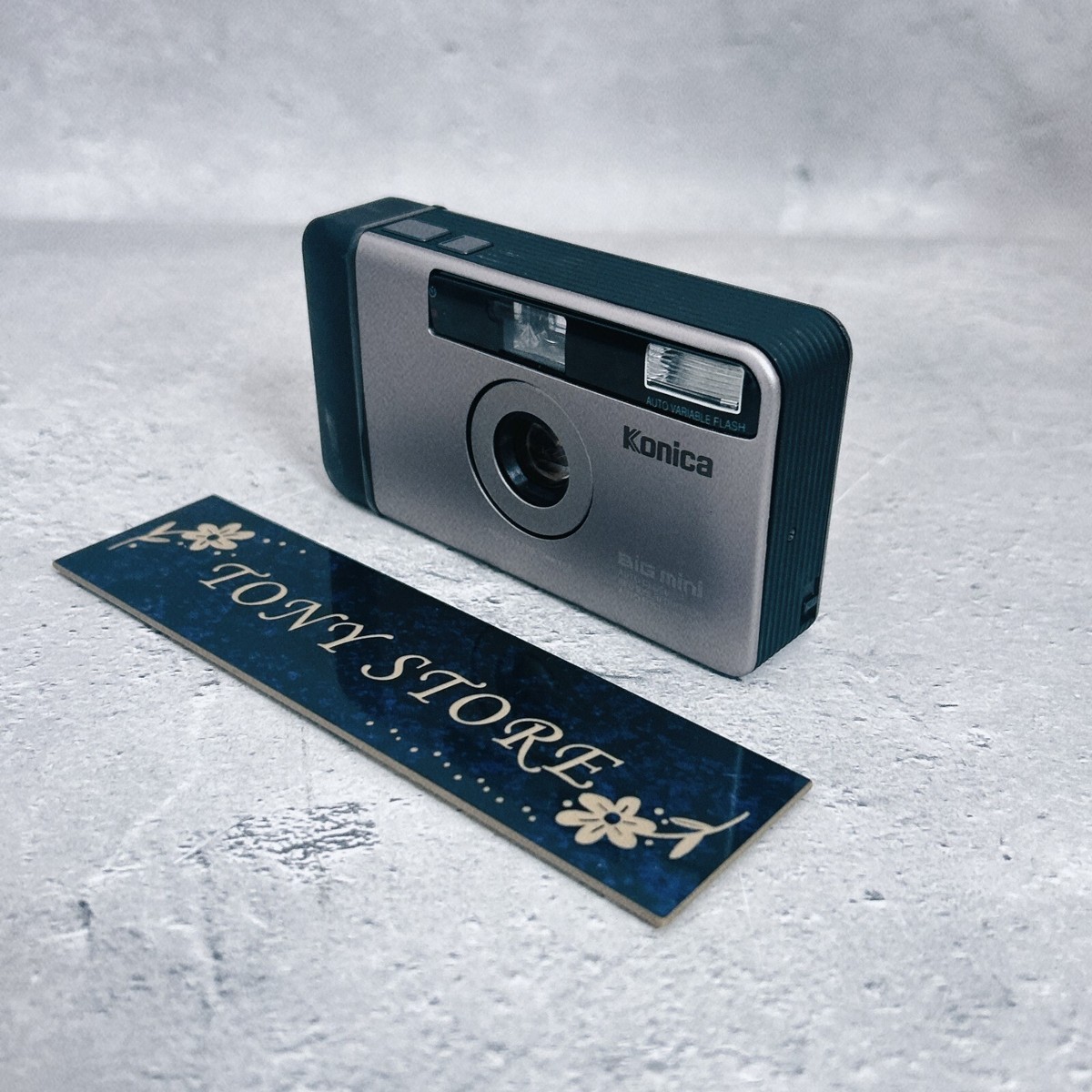 Konica Big mini BM-301 Silver 35mm Compact Film Camera Point