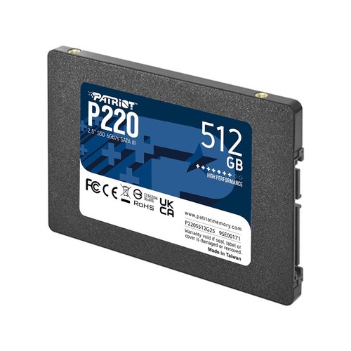 4711378422351 Patriot Memory P220 512GB 2.5" Serial ATA III Patriot Memory - Picture 3 of 5