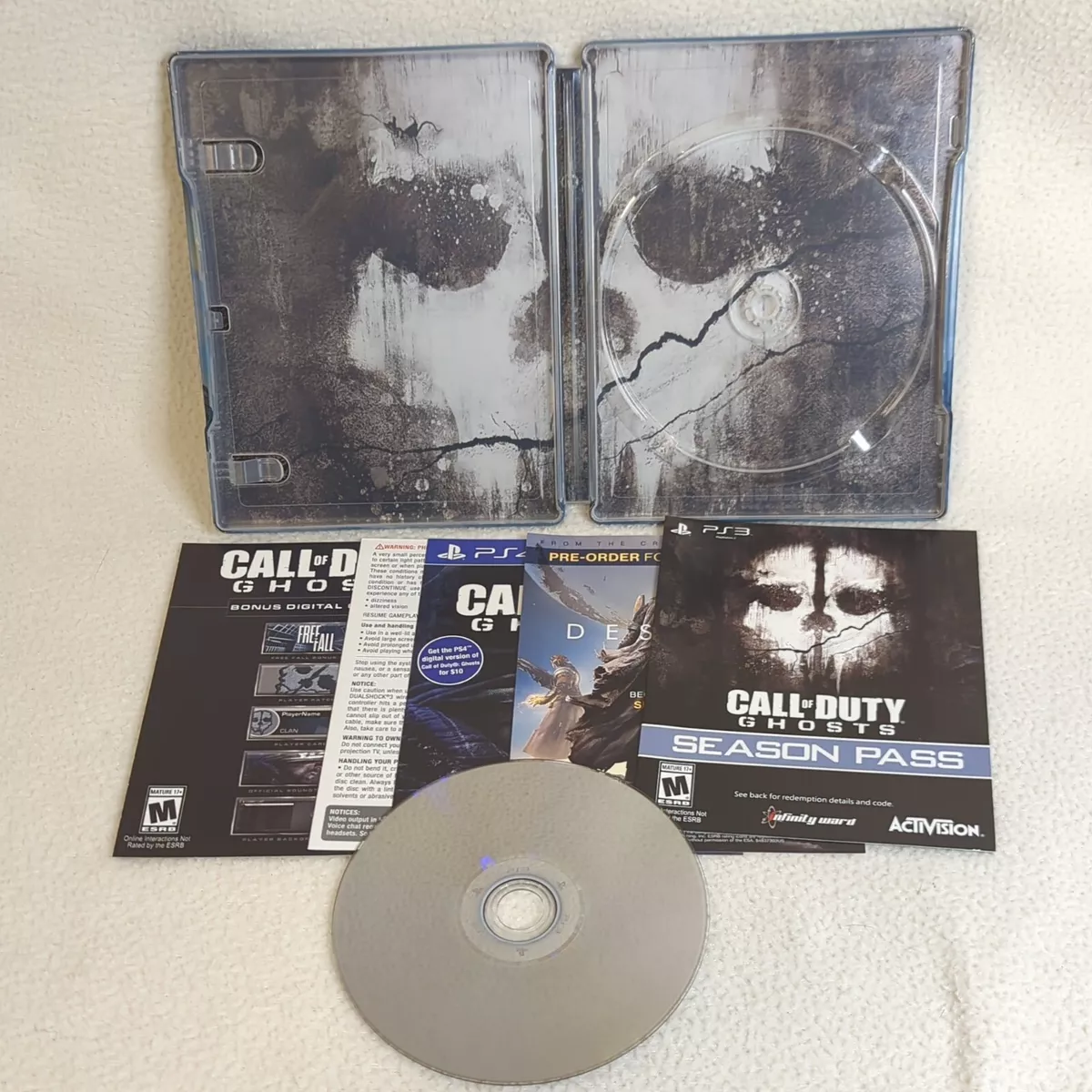 Call of duty ghosts sale hardened edition ps3