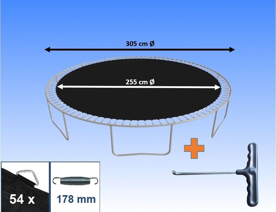 Accessori per trampolini Parasole per trampolino 305CM Parasole per trampolino a 6 barre