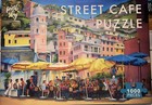 Pink Sky - Street Cafe Puzzle - 1000 pieces - 26”W x 19”H - FREE SHIPPING! — photo 1