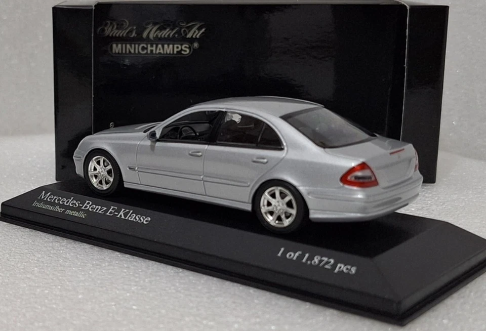 Mercedes-Benz E-Class (W211) 2007 Silver 1:43 Minichamps 400036000 RARITY!!! - Image 4 of 4