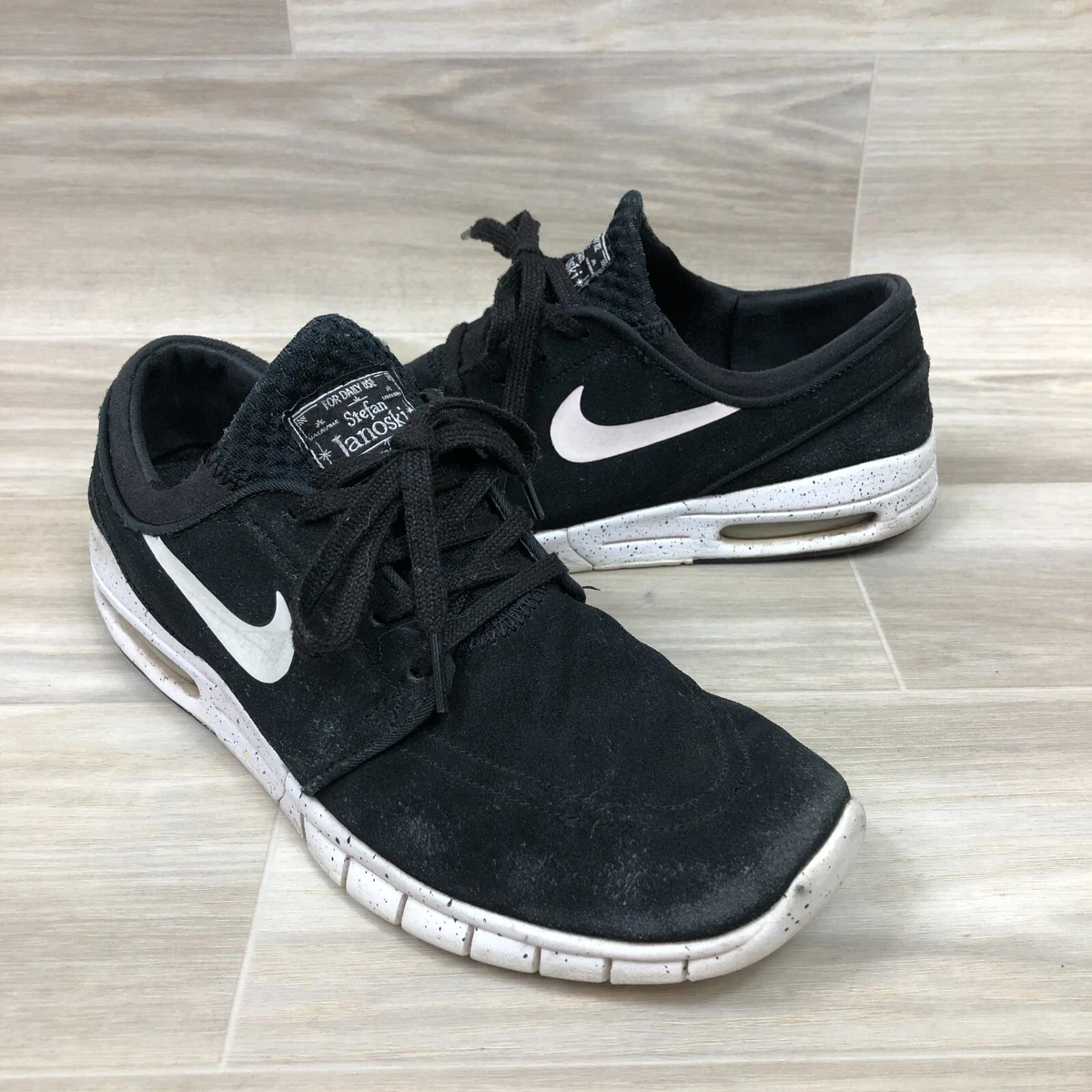 Sb Stefan Janoski Max Black White Men Shoes 685299-002 8 | eBay