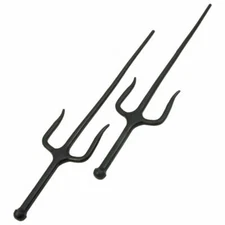 Rubber Sai Martial Arts Karate Practice Training Weapon  - Pair
