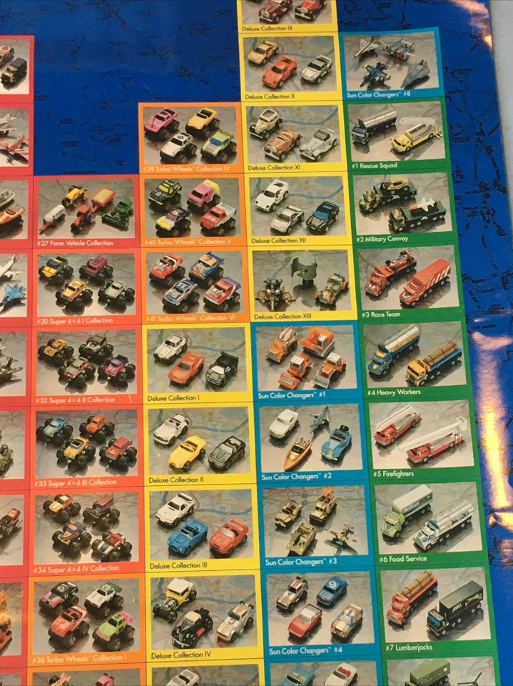 Micro Machines, Galoob, RARE Poster, Collections 1989, Great Condition - Image 3 of 4
