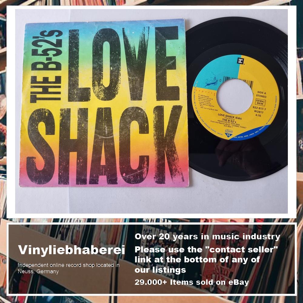 The B-52's - Love shack 7'' Vinyl Germany/ READ FOR