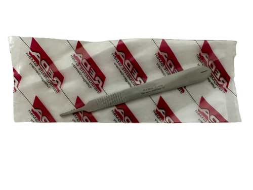 Reda 07103-00 Scalpel Handle #3, Fits Blades 10-16, Stainless Germany - Afbeelding 1 van 2