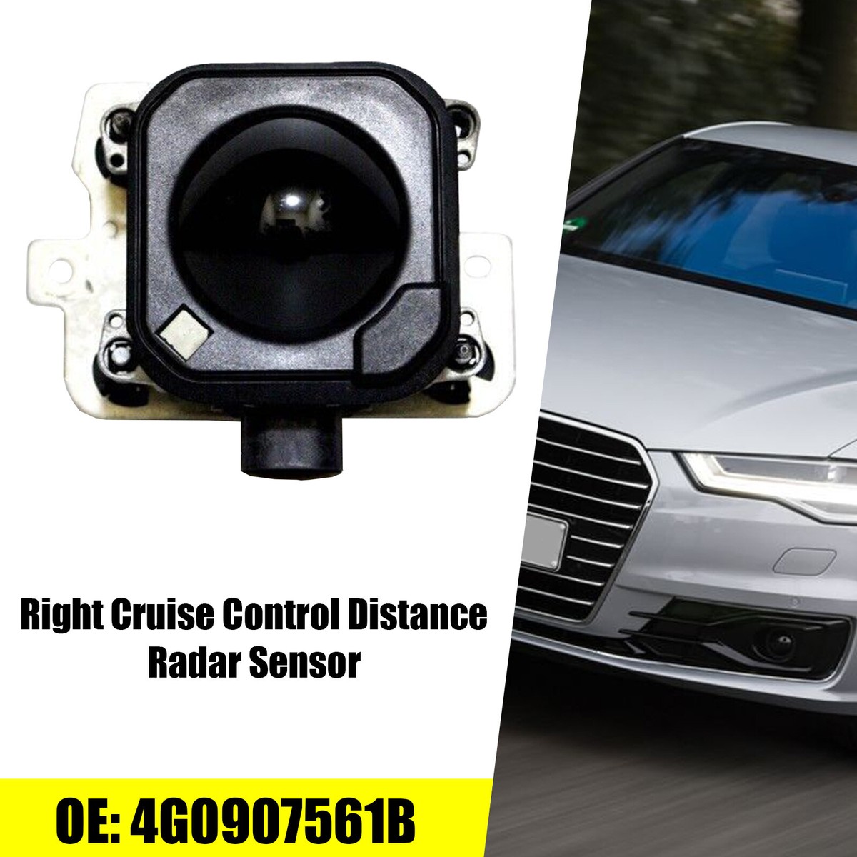 アウディA7 A6純正レーダー 4G0907566H/568H Right Cruise Control Distance Radar Sensor 4G0907561B For Audi A6