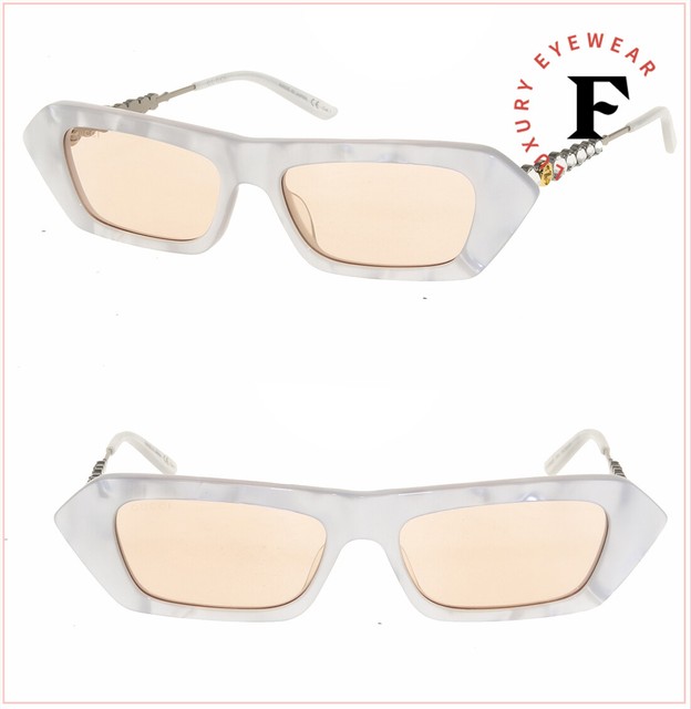 Gucci 0642 Pearl Silver Pink Crystal 