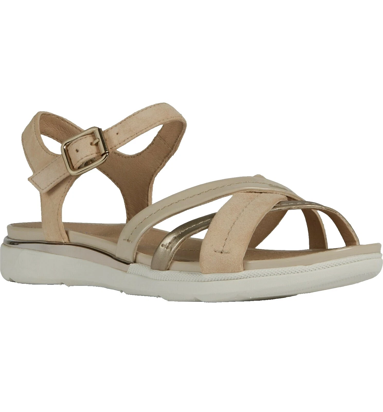 Sandalias para mujer Geox informales superiores de cuero